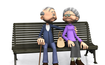 What free services are available for the elderly on the NHS? Image of elderly couple
