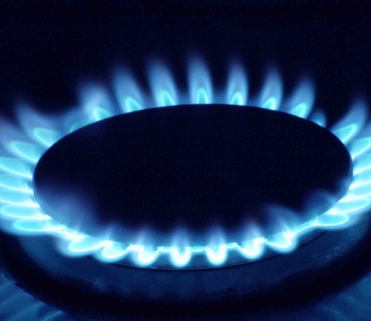 Picture of gas flame