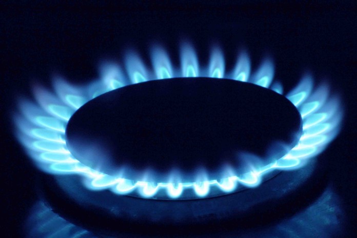 Picture of gas flame