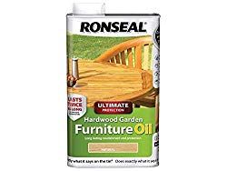 Image of a tin of hardwood garden furniture oil