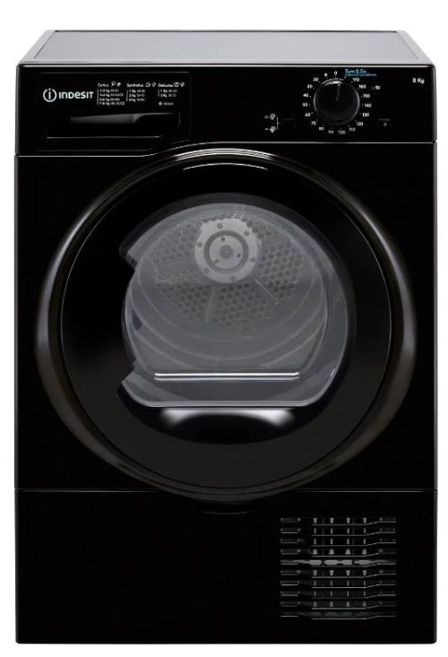Indesit I2D81BUK 8Kg Condenser Dryer for under £300 - Black - B Rated