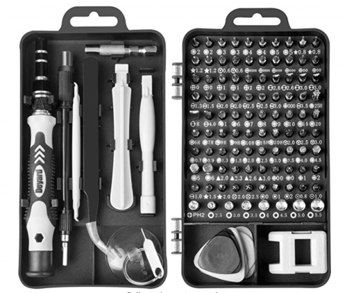 Deyard 115 in 1 Precision Screwdriver Set DIY Repair Tools Kit to Fixing iPhone Laptop PC MacBook Xbox Glasses and Other Electronics, Small Screwdriver Kit with Case