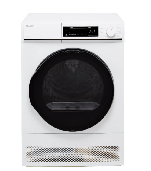 Sharp KD-NCB8S7GW9 8Kg Condenser Dryer for under £300 - White - B Rated