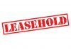 Image of the word leasehold on a white background