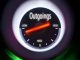 Image of a speedometer with arrow pointing to low outgoings