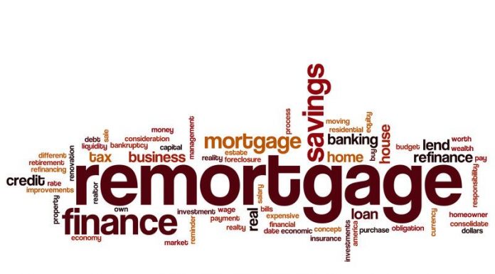 Image of the word remortgage