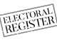 Canstock Image of the words Electoral Register