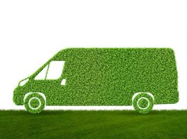 Image of a van made from grass